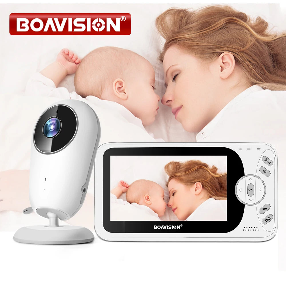CowLost | 4-3-inch-wireless-video-baby-monitor-sitter-portable-baby-nanny-ir-led-night-vision-intercom-surveillance-security-camera-vb608 |1