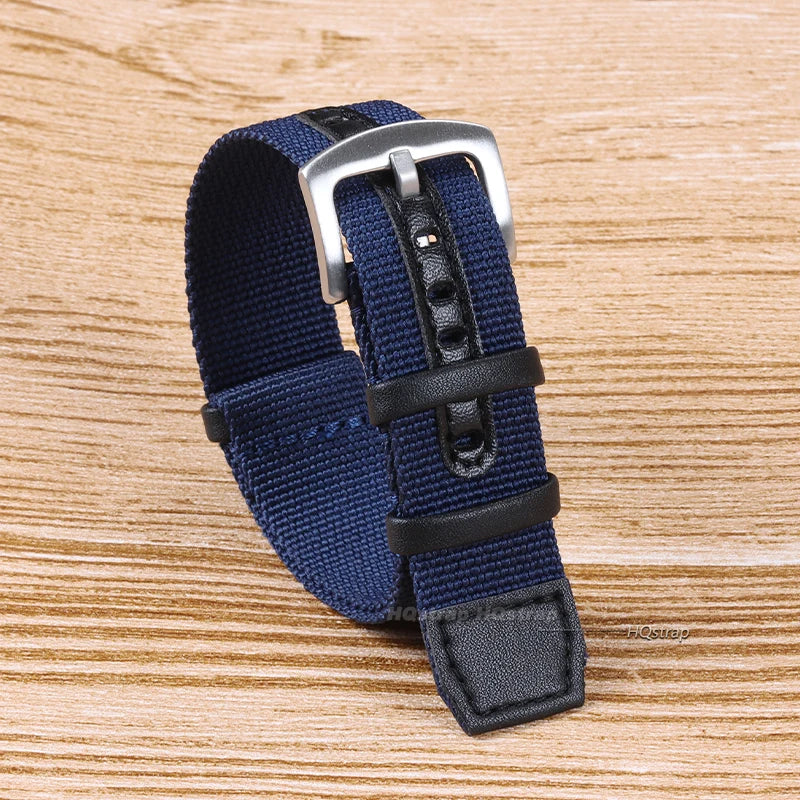 CowLost | product_id-20mm-22mm-nylon-and-genuine-leather-watch-strap-for-khaki-field-outdoor-sport-men |12