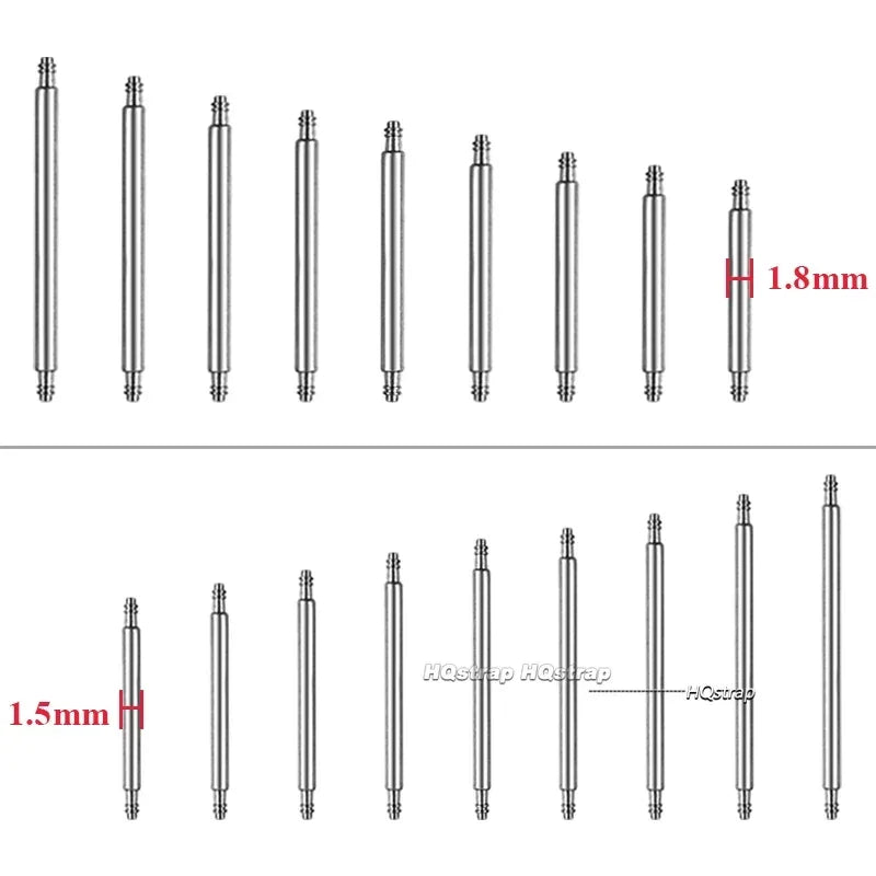 CowLost | product_id-20pcs-stainless-steel-spring-bars-watch-band-pins-12-26mm-1-5mm-1-8mm |6