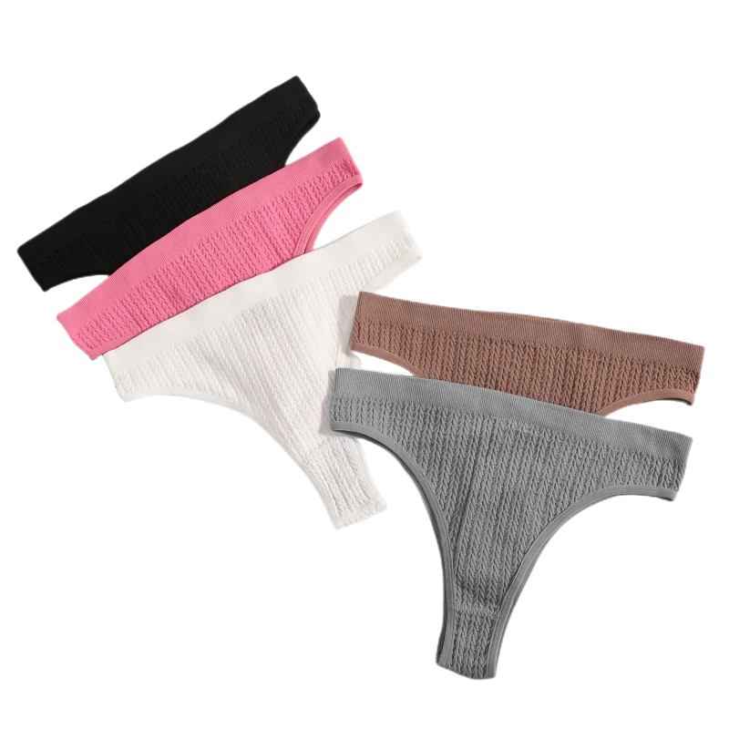 CowLost | product_id-women-seamless-low-rise-ribbed-briefs-panties-m-l-breathable-underwear |2