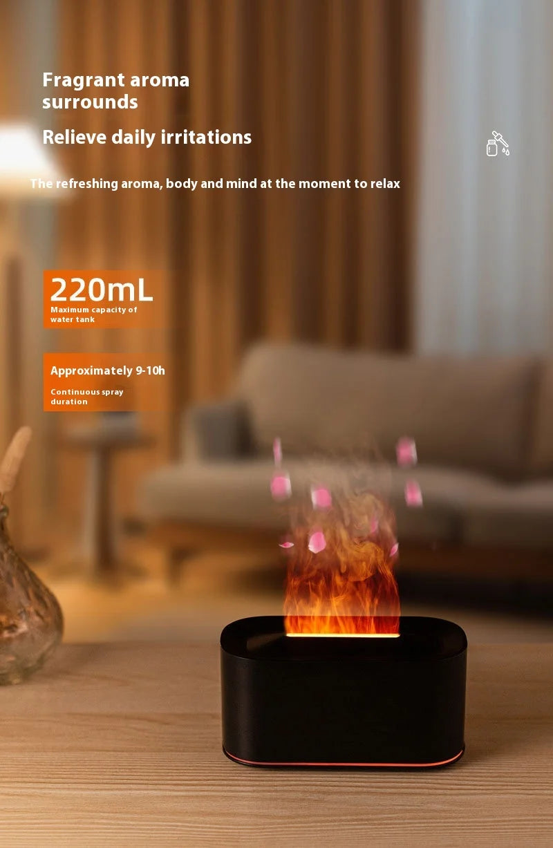CowLost | product_id-homefish-seven-color-aromatherapy-essential-oil-lamp-wood-grain-flame-humidifier |13