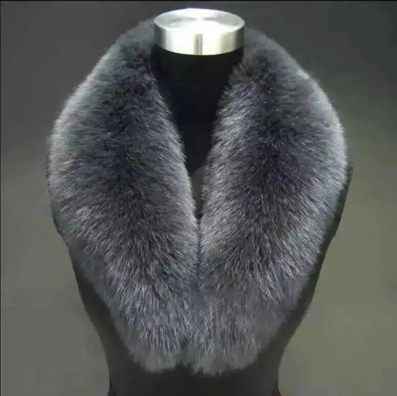 CowLost | natural-color-raccoon-fox-collar-scarf |32