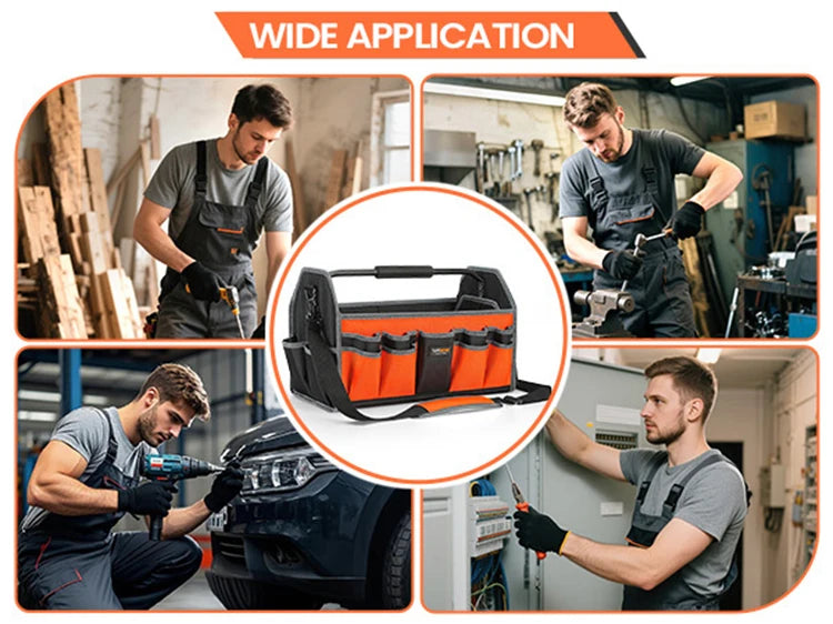 CowLost | product_id-electrician-tool-bag-with-17-pockets-steel-handle-removable-shoulder-strap |12