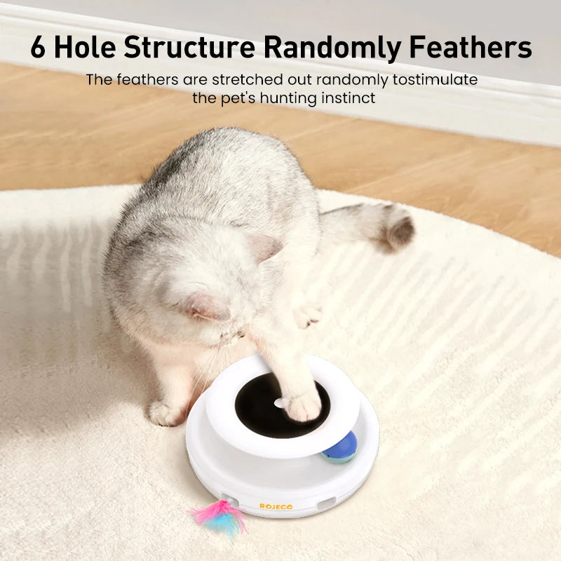 CowLost | cat-treats-rojeco-2-in-1-automatic-smart-cat-toy-with-feather-and-fun-ball |2
