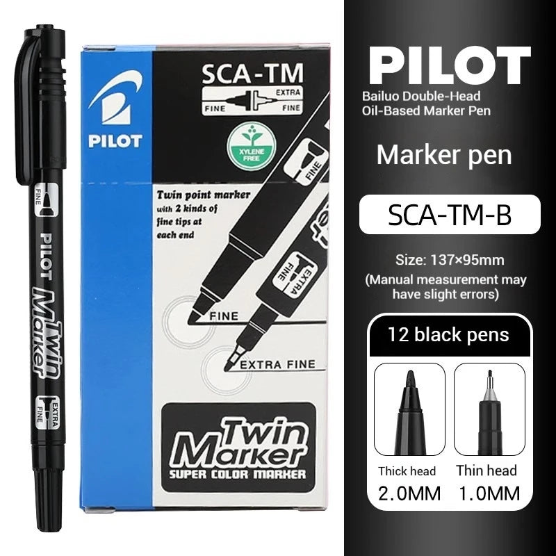 CowLost | product_id-pilot-oil-based-permanent-marker-pen-2-in-1-dual-tip-fine-bold-quick-drying-waterproof-smudge-proof |22