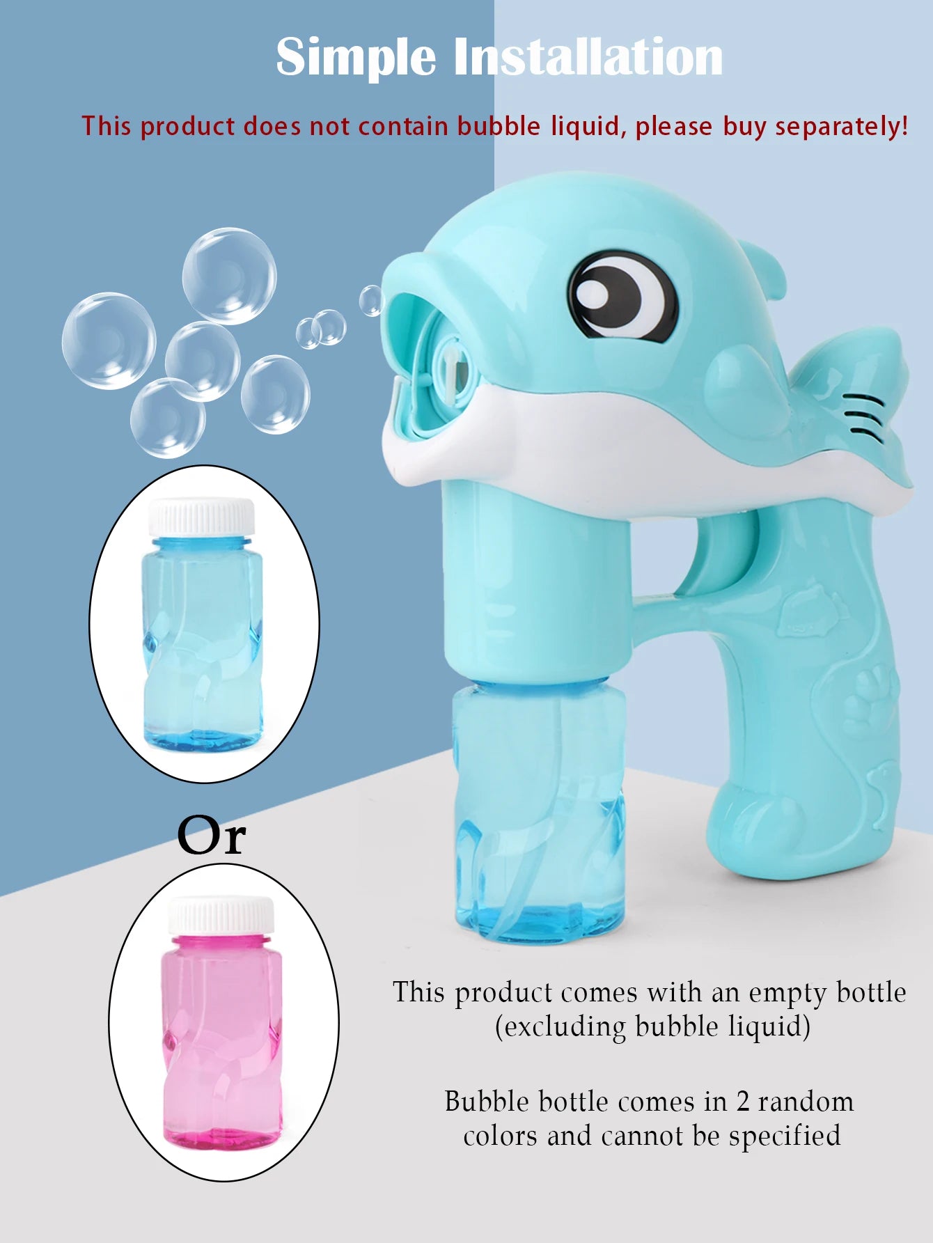 CowLost | product_id-dolphin-handheld-automatic-bubble-gun-toy-bubble-liquid-not-included |7
