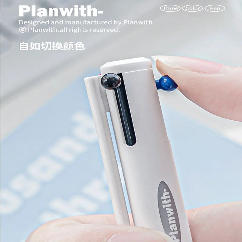 CowLost | product_id-planwith-3-in-1-multi-function-0-5mm-gel-pen-black-blue-red-ink-for-school-office |6