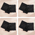 CowLost | activewear-pants-4pcs-womens-low-waist-lace-boyshorts-underwear |27