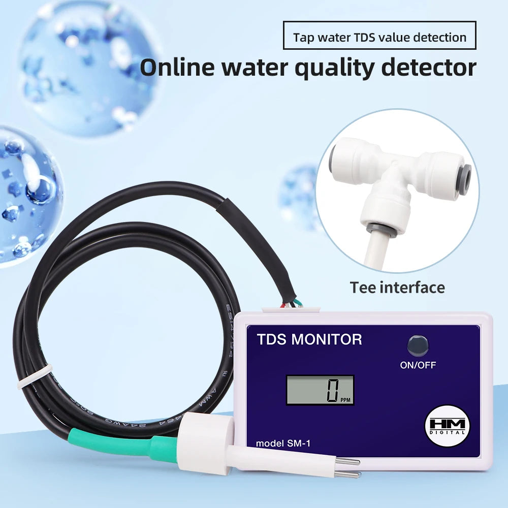 HM Digital Online Water Quality Tester LCD TDS/EC Meter PPM Detection for Pool Laboratory