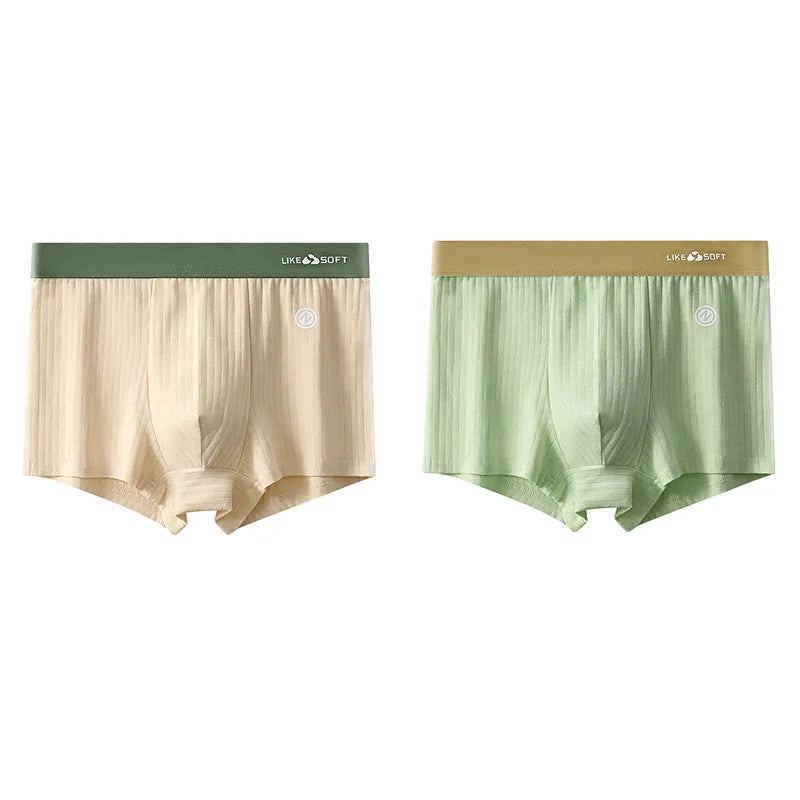 CowLost | 2-pcs-lot-mens-striped-panties-boxer |21