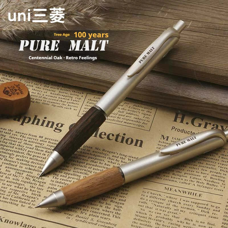 CowLost | poi-product_id-uni-mitsubishi-umn-515-0-5mm-gel-pen-with-oak-wood-barrel-for-office-study-exams |2