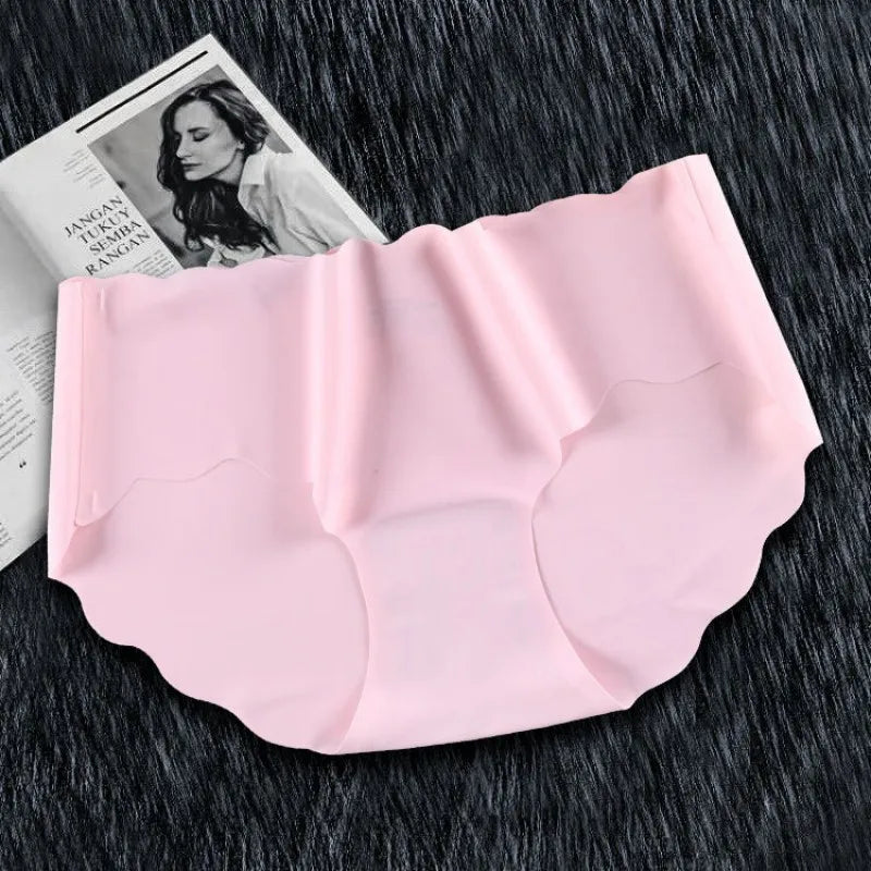 CowLost | product_id-ollymurscn-women-s-low-waist-seamless-breathable-stretch-ice-silk-briefs-m-xl |7