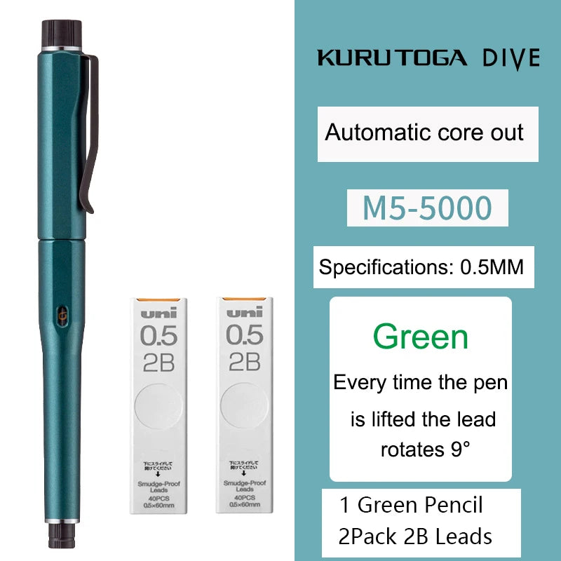 CowLost | product_id-uni-kurutoga-m5-5000-mechanical-pencil-0-5mm-hb-high-end-rotation-core-black-technology |28