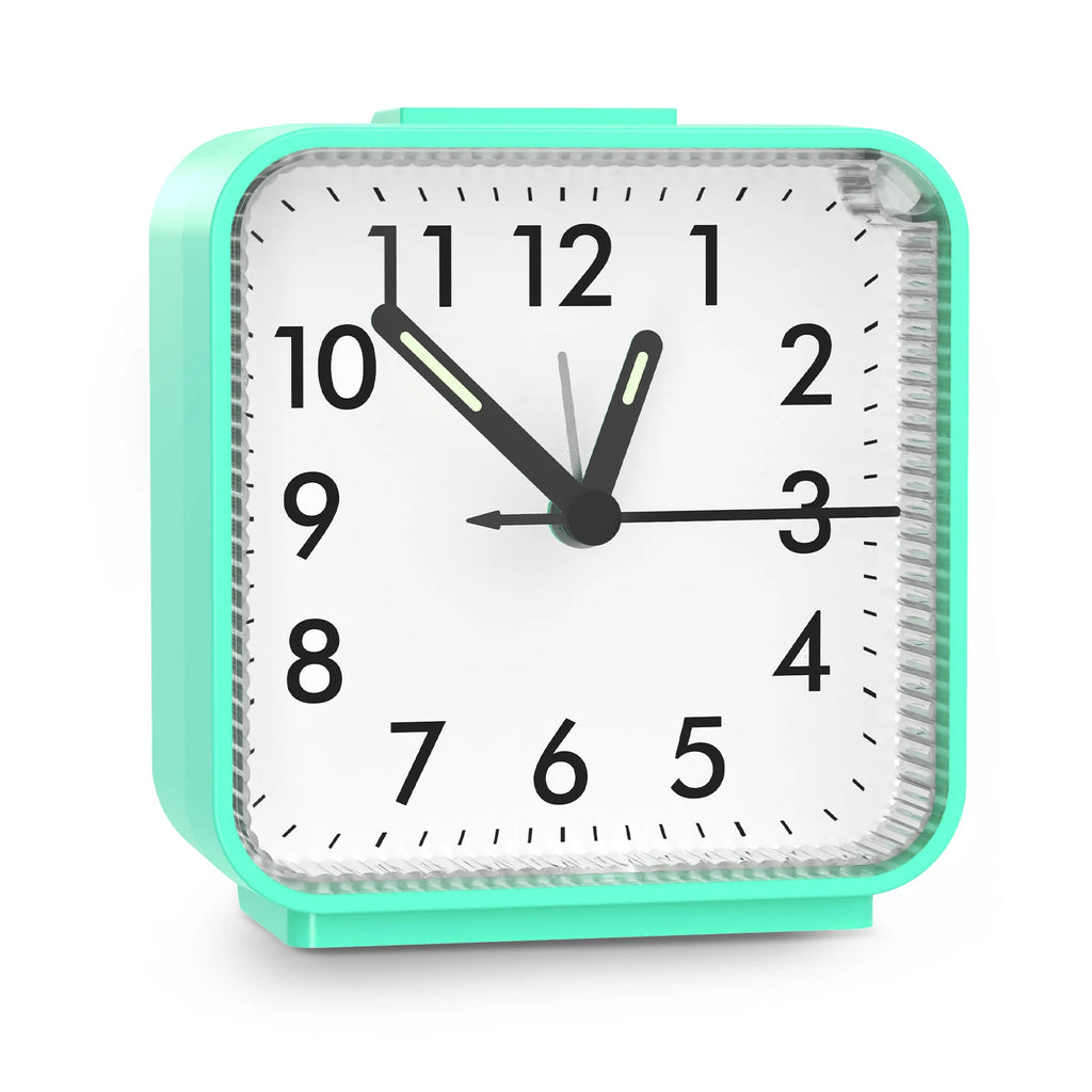 ORIA Analog Mechanical Alarm Clock Small Portable Bedside Desk Clock 4 Colors