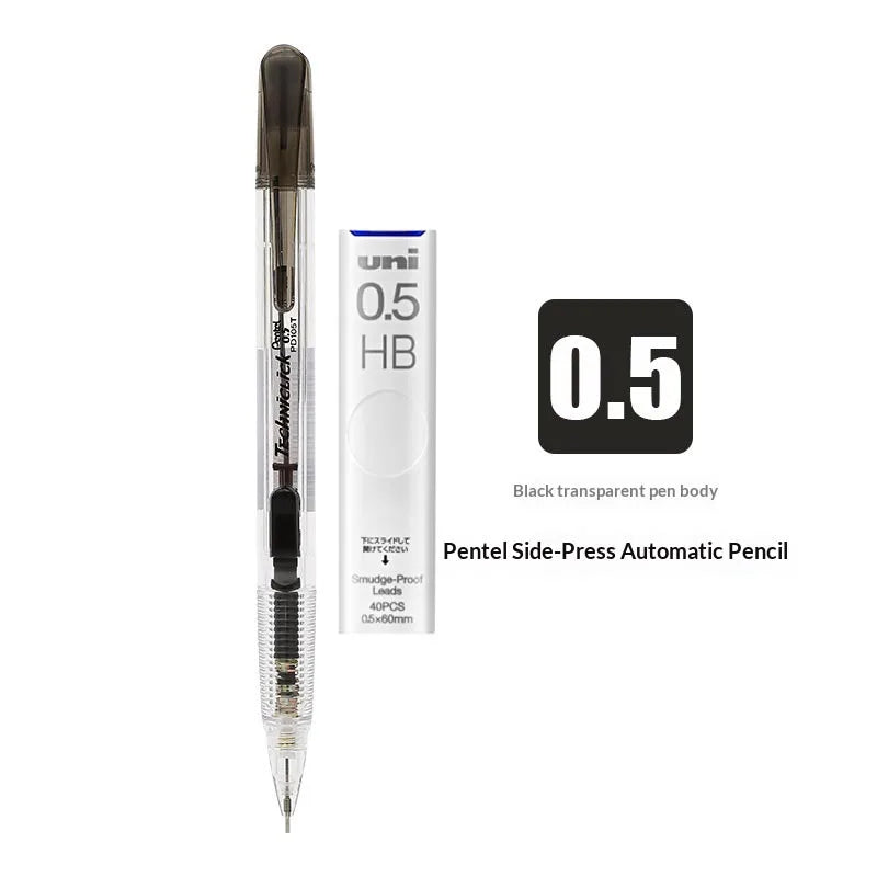 CowLost | product_id-pentel-pd105t-mechanical-pencil-0-5-0-7mm-break-resistant-side-knock-design |29