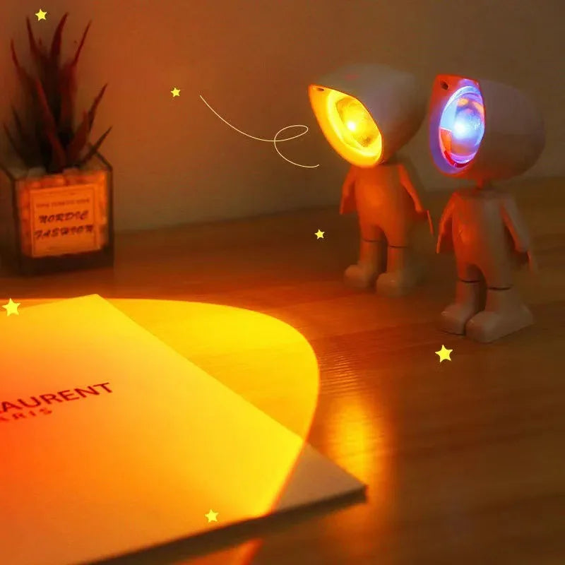 CowLost | product_id-astronaut-robot-rainbow-sunset-rechargeable-projection-night-light |6
