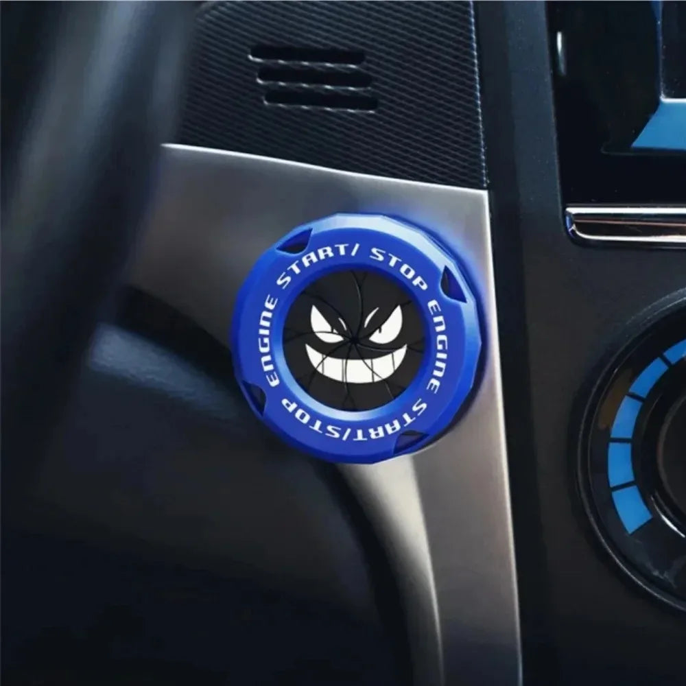 CowLost | rings-product_id-car-ignition-switch-cover-one-touch-start-button-protective-cap-ring-sticker-tool |6