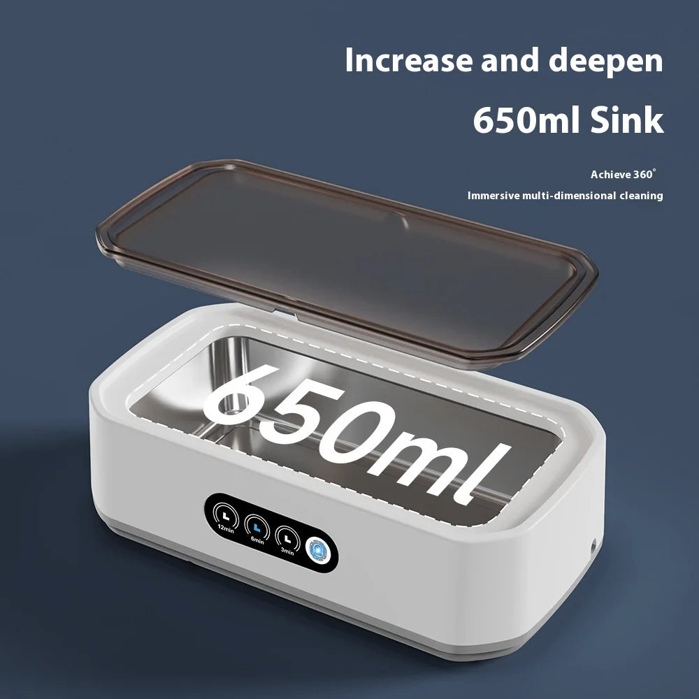 CowLost | product_id-homefish-650ml-ultrasonic-cleaner-high-frequency-for-glasses-jewelry-dentures-pacifiers |5
