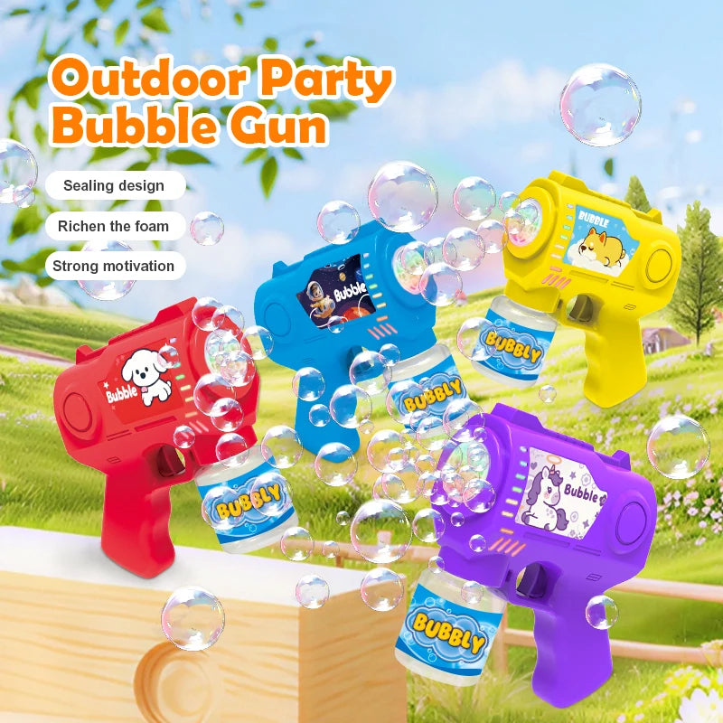 CowLost | product_id-knyysecq-fully-automatic-glowing-bubble-gun-toy-for-kids-outdoor-birthday-gift-without-battery |1