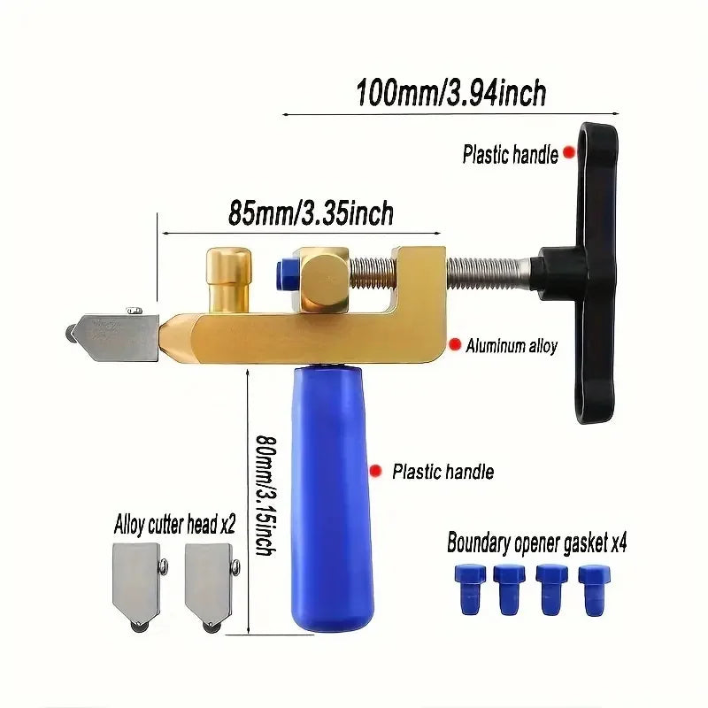 CowLost | 2-in-1-glass-ceramic-tile-cutter-opener-breaker-pliers-tile-wheel-diamond-roller-cutting-manual-diamond-with-knife-hand-tools |6