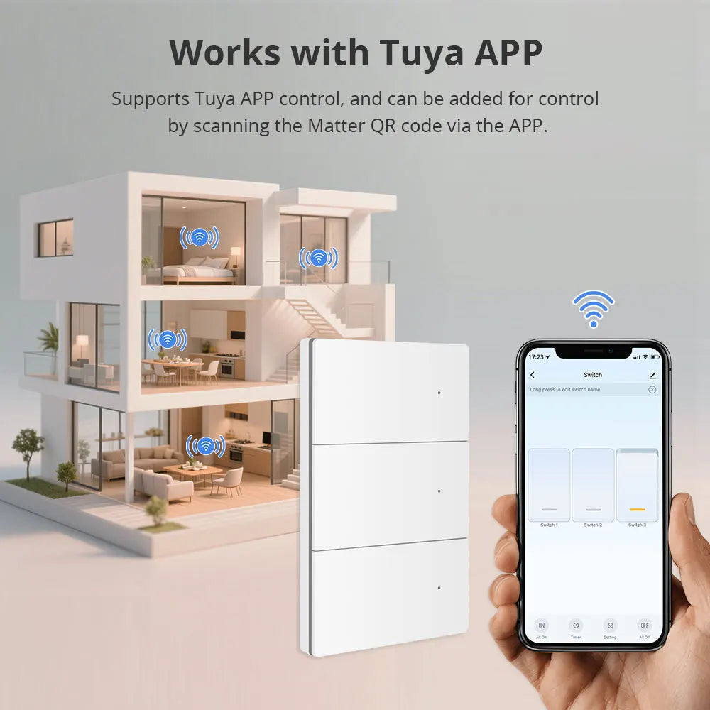 CowLost | zemismart-matter-wifi-smart-wall-light-switch-pc-material |3