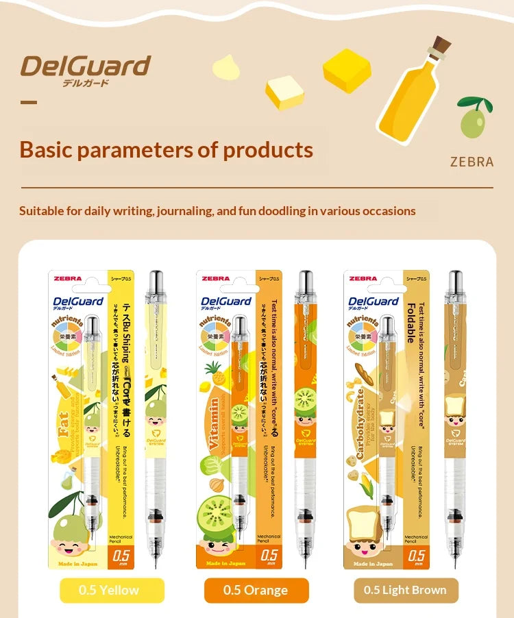 CowLost | product_id-zebra-delguard-ma85-0-5mm-auto-pencil-nutrient-limited-edition-unbreakable-lead-for-drawing-design |18