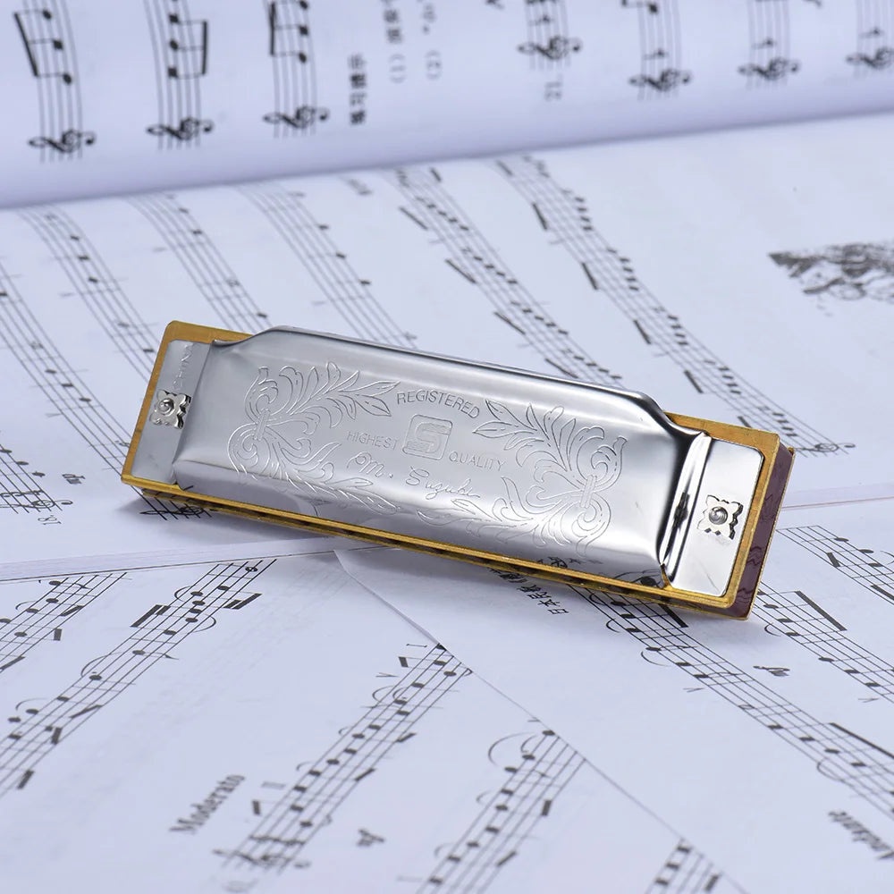 CowLost | product_id-folkmaster-10-hole-diatonic-blues-harmonica-key-of-c-with-20-tones-a-b-e-f-g-standard |6