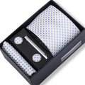 CowLost | tie-men-with-box-top-quality-business-ties-hanky-cufflink-set |47