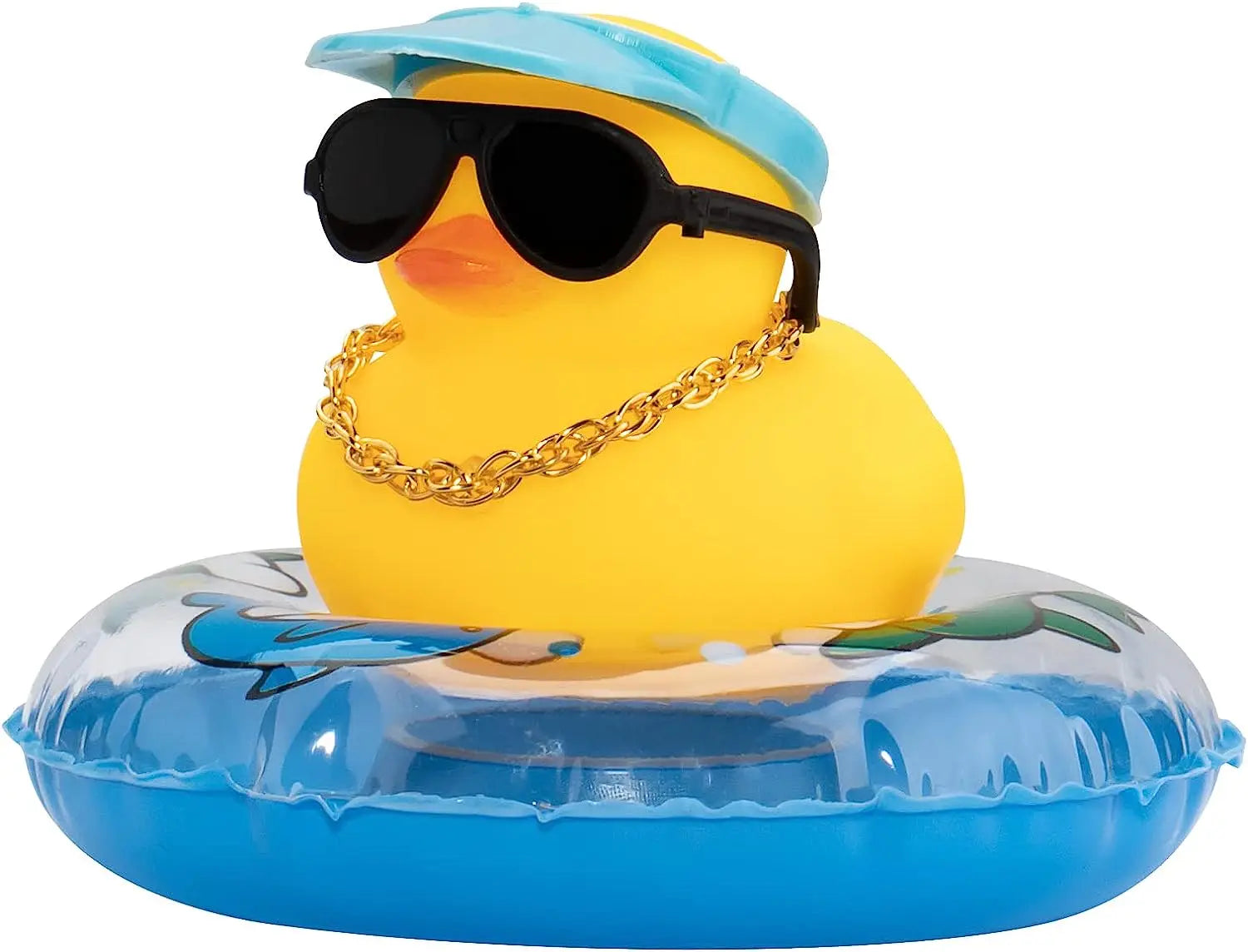 CowLost | product_id-duck-car-dashboard-rubber-duck-with-mini-hat-swim-ring-necklace-sunglasses-ornament |25