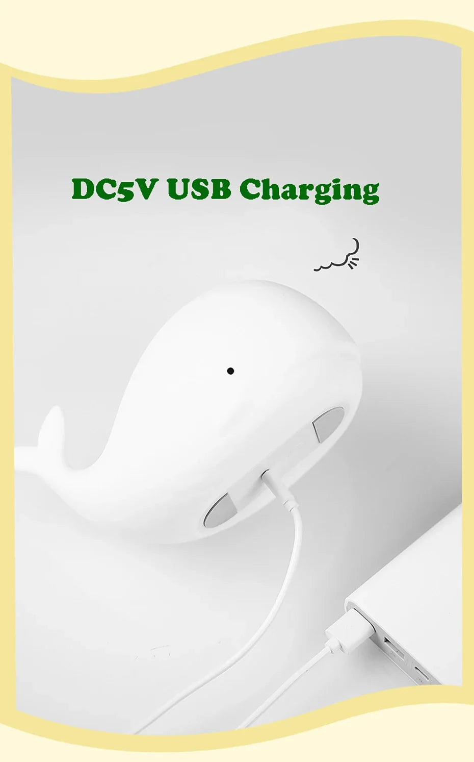 CowLost | product_id-whale-silicone-usb-rechargeable-led-night-light-with-7-colors-for-kids-room |10