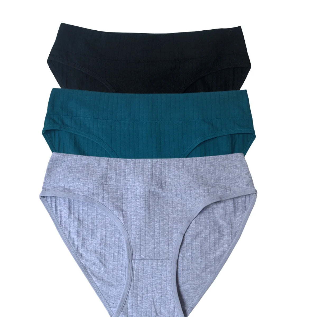 CowLost | product_id-3pcs-women-s-cotton-low-waist-solid-briefs-m-xl-breathable-comfortable-panties |26