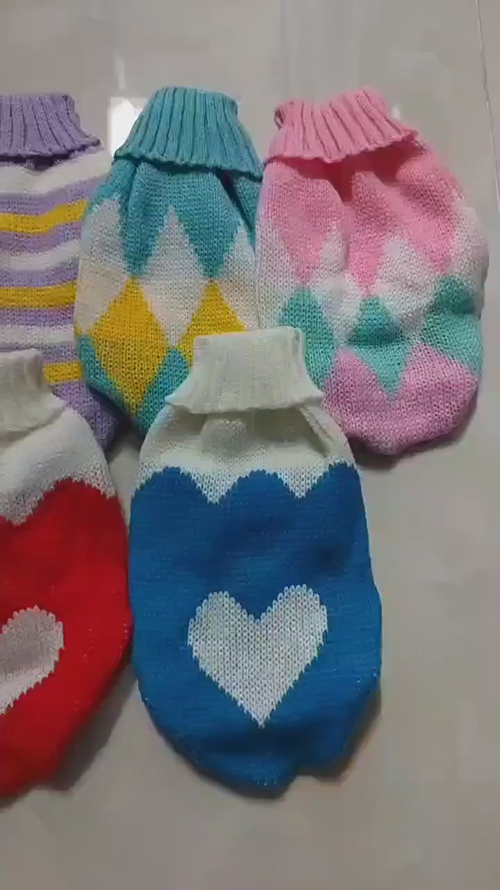 Winter Sweaters for Small & Medium Pets