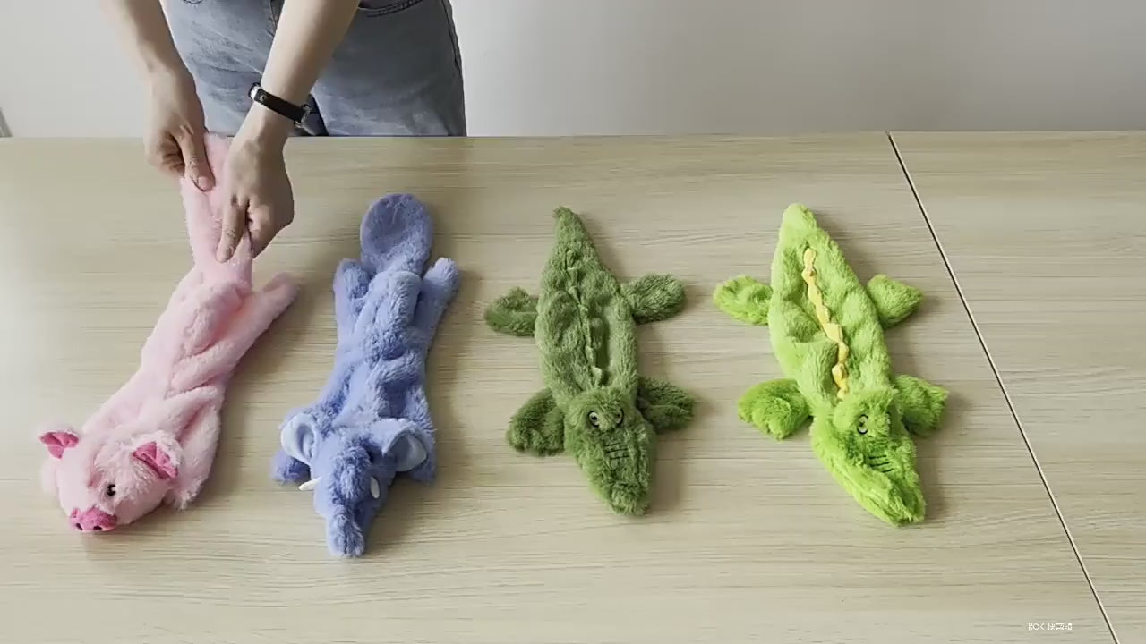 Soft Shell Plush Squeaky Dog Toy