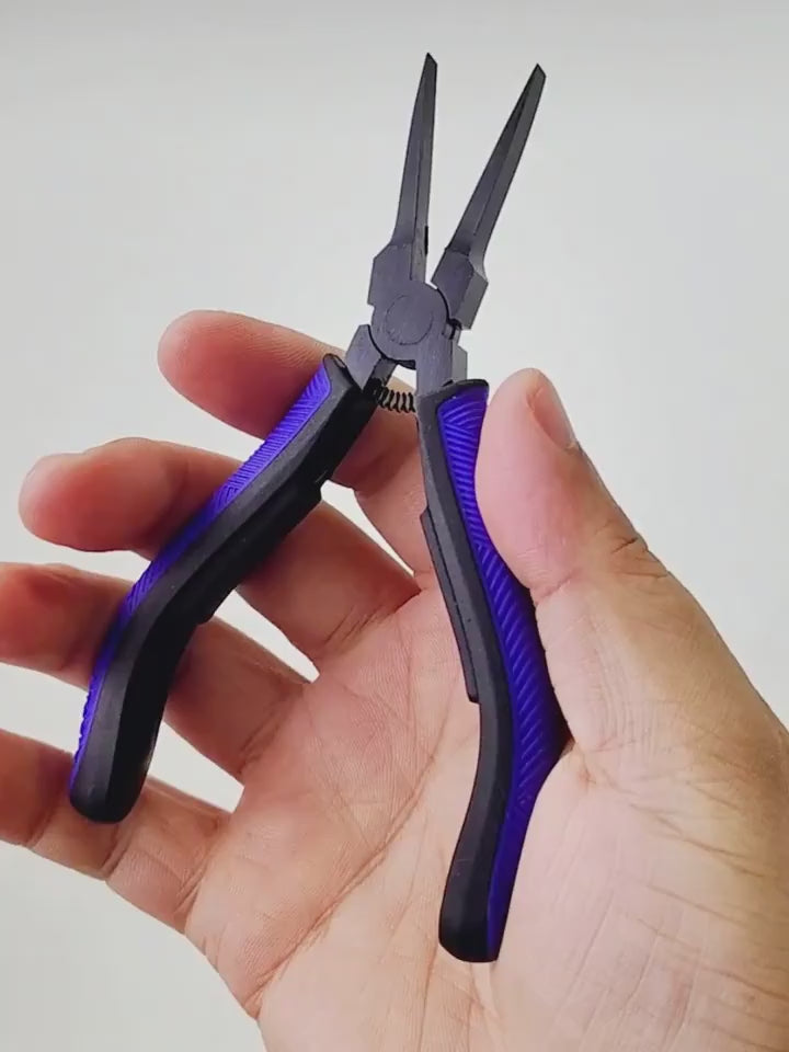 Professional Long Needle Nose & Flat Nose Pliers High Carbon Steel Jewelry Wire Bending Tools 1pc/2pcs