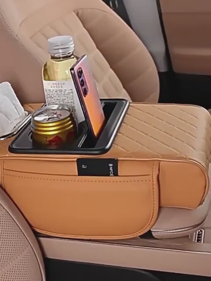 Universal Leather Car Center Console Armrest Cover